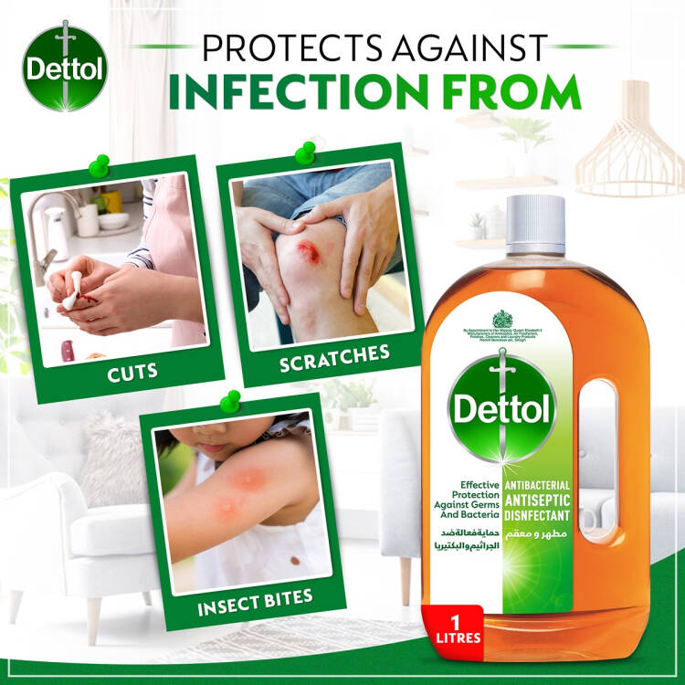 Dettol Antiseptic Antibacterial Disinfectant Liquid L